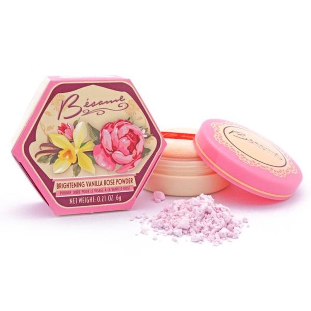 🛑SOLD Besame VANILLA ROSE BRIGHTENING POWDER•BNIB